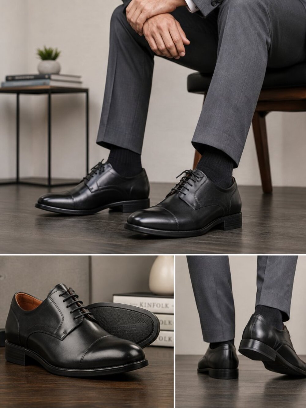 Florsheim Midtown Men’s Dress Oxford Shoes – Classic Cap Toe